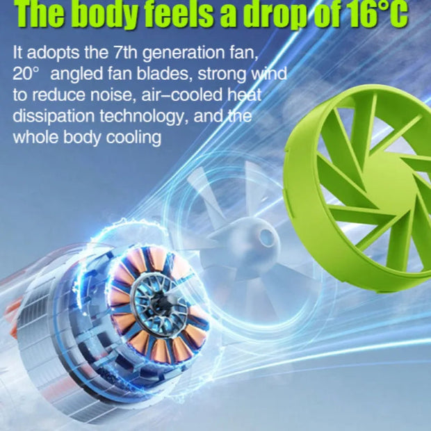 portable fan full body large capacity cooling outdoor air cooling