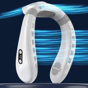 Portable Neck Fan - Rechargeable Bladeless Cooling Air Conditioner